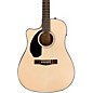 Fender CD-60SCE Dreadnought Left-Handed Acoustic-Electric Guitar Natural thumbnail