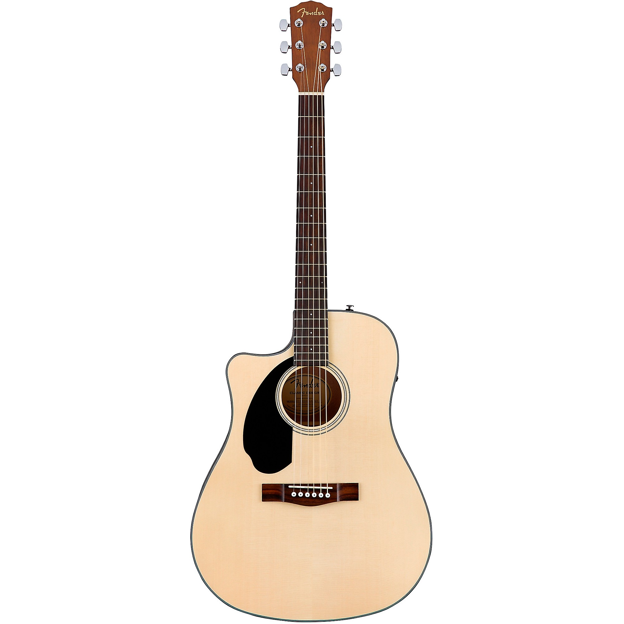 Fender CD-60SCE Dreadnought Left-Handed Acoustic-Electric Guitar