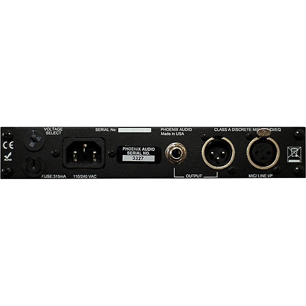 Phoenix Audio Ascent One EQ - Mono Class A Microphone Pre-Amplifier/DI/EQ
