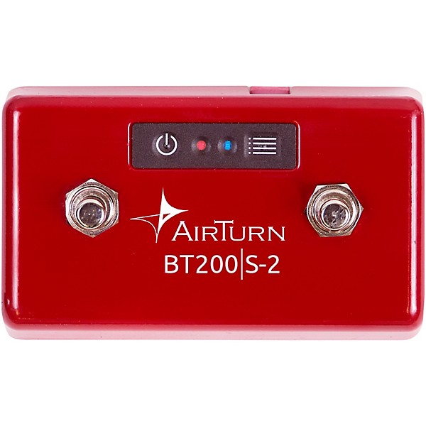 Open Box AirTurn BT200S-2 Bluetooth 2 Foot Switch Controller Level 1