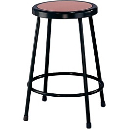 National Public Seating Heavy Duty Steel Stool 24" Black National Public Seating Heavy Duty Steel Stool 24" Black