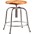 National Public Seating Heig... National Public Seating Height Adjustable Designer Stool 18" - 25" Wooden Seat and Grey Frame