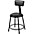 National Public Seating Heavy-Duty Vin... National Public Seating Heavy-Duty Vinyl Padded Steel Stool With Backrest 18" Black