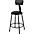 National Public Seating Heavy-Duty Vin... National Public Seating Heavy-Duty Vinyl Padded Steel Stool With Backrest 24" Black