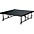 National Public Seating 16"... National Public Seating 16"-24" Height Adjustable 4' x 4' TransFix Stage Platform Black Carpet