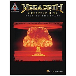 Hal Leonard Megadeth - Greatest Hits: Back to the Start Guitar Tab Songbook