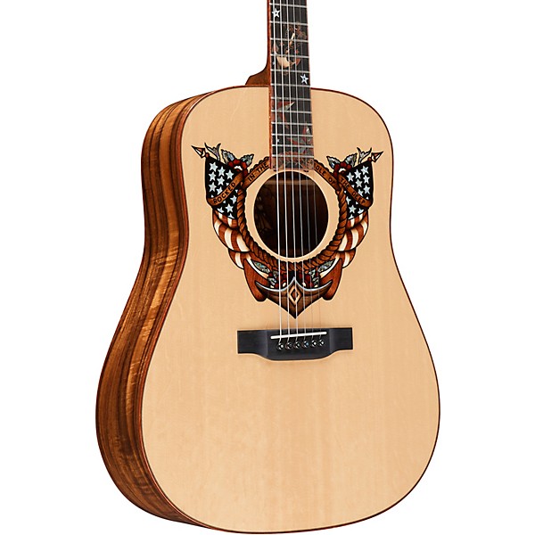 Martin Homeward Bound (Sailor Jerry) Dreadnought Acoustic Guitar Natural