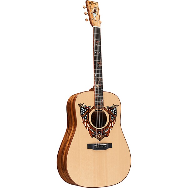 Martin Homeward Bound (Sailor Jerry) Dreadnought Acoustic Guitar Natural