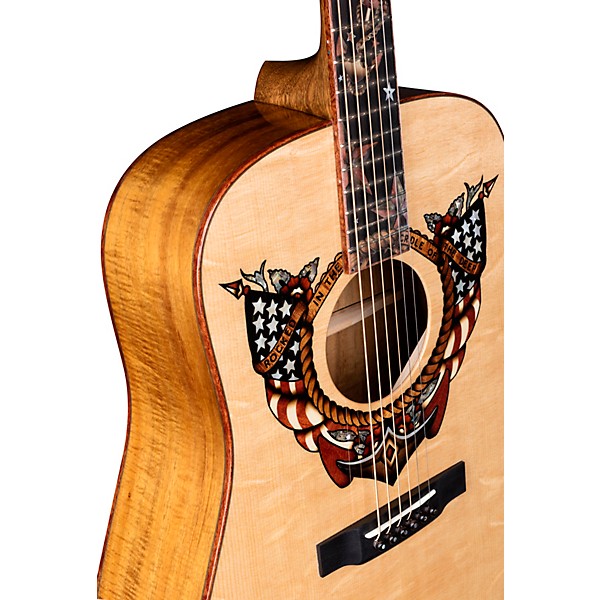 Martin Homeward Bound (Sailor Jerry) Dreadnought Acoustic Guitar Natural