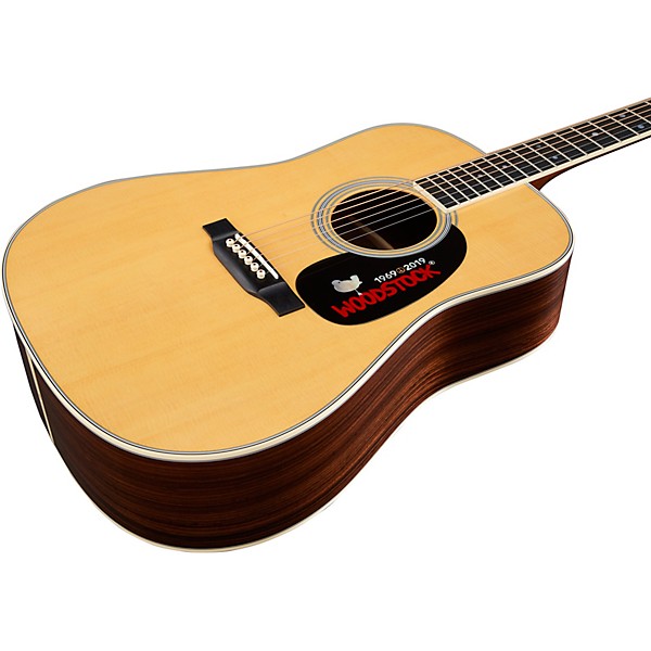 Martin D-35 Woodstock 50th Anniversary Deadnought Acoustic Guitar Natural