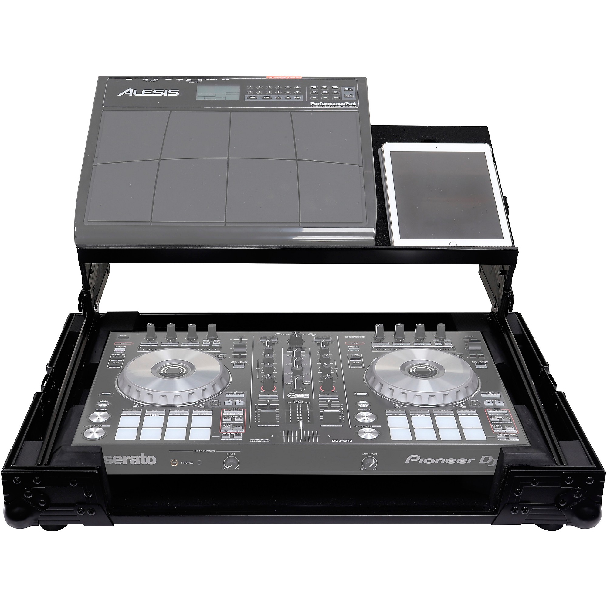 Open Box Odyssey FZGSADDJSR2BL case for DDJ-SR, DDJ-SR2,and