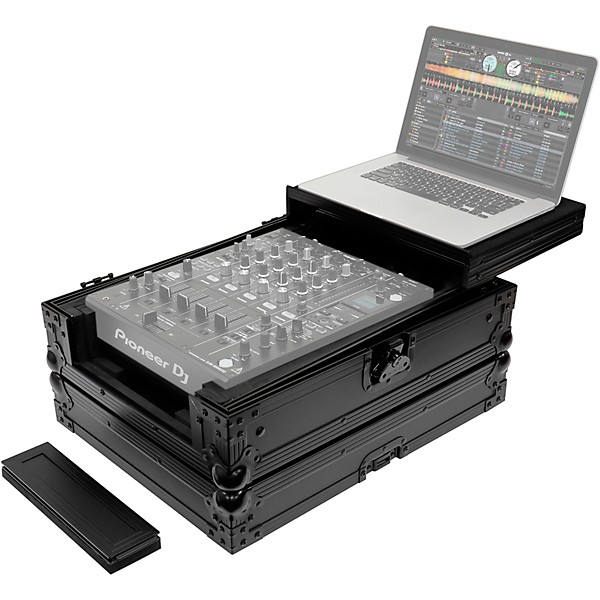 Open Box Odyssey FZGS12MX1XDBL Black Label Low Profile Glide Style Series Universal 12" Format DJ Mixer Case Level 1