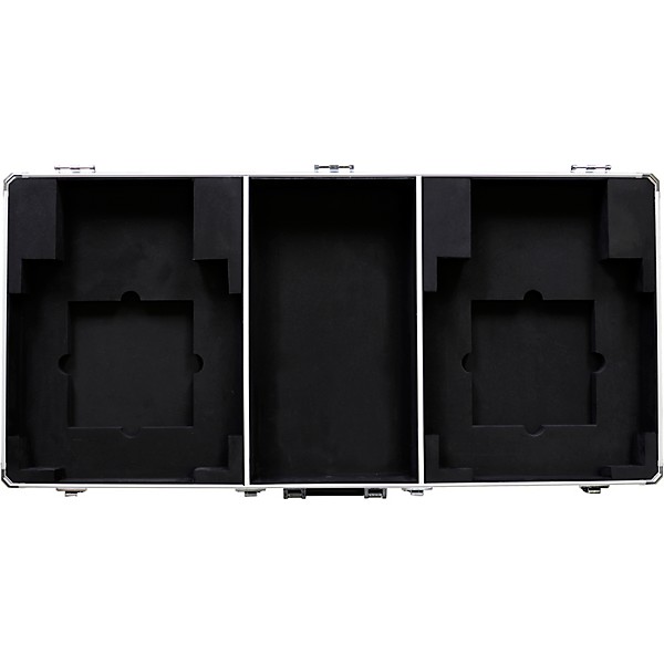 Open Box Odyssey K10PT01BLK Black DJ Coffin for Two Numark PT01