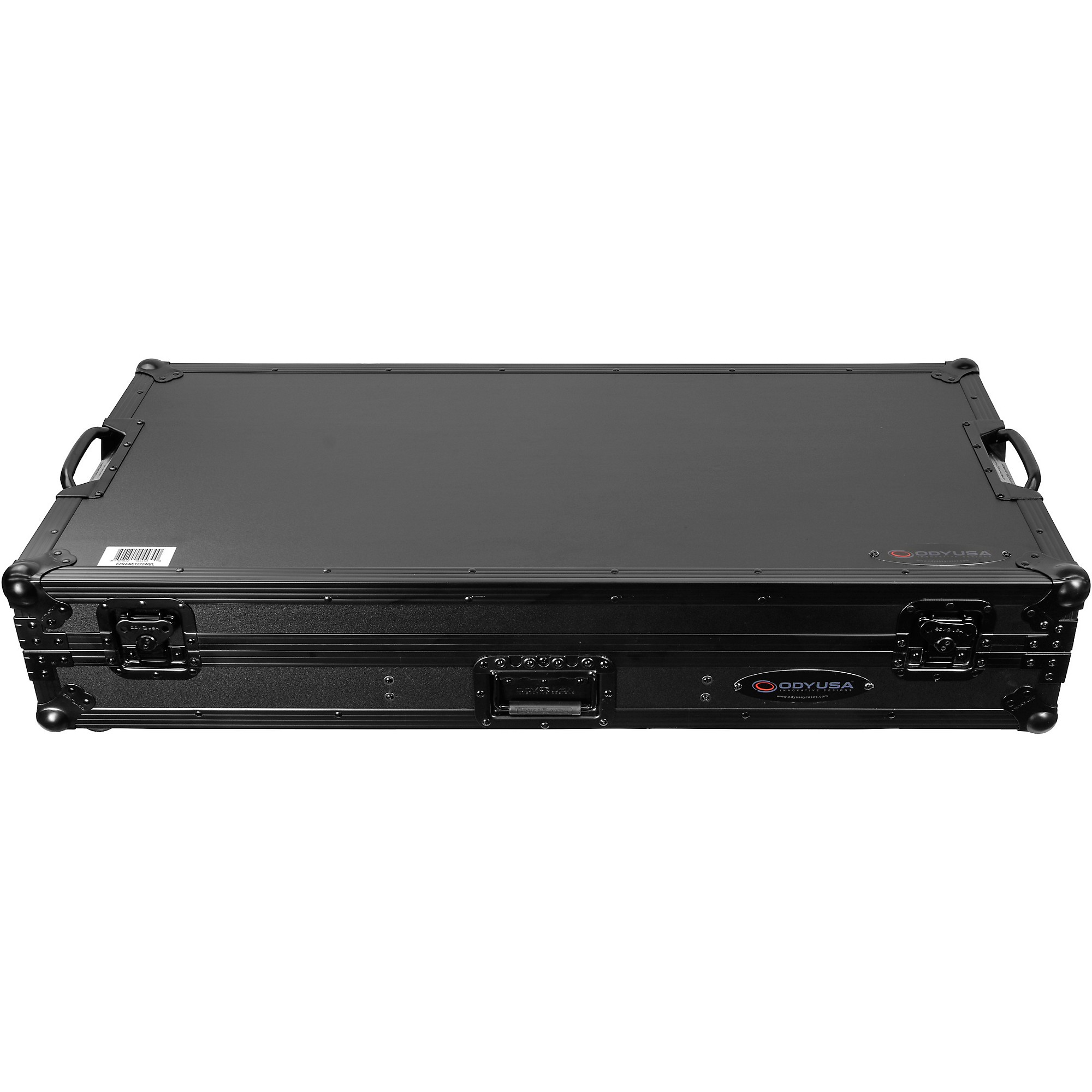 Open Box Odyssey FZRANE1272WBL Black DJ Battle Coffin for Rane