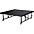 National Public Seating 24"... National Public Seating 24"-32" Height Adjustable 4' x 4' TransFix Stage Platform Black Carpet