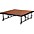 National Public Seating 2... National Public Seating 24"-32" Height Adjustable 4' x 4' TransFix Stage Platform Hardwood Floor