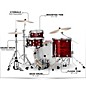 TAMA Starclassic Walnut/Birch 3-Piece Shell Pack With 22" Bass Drum Red Oyster