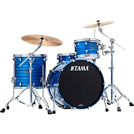 TAMA Starclassic Walnut/Birc... TAMA Starclassic Walnut/Birch 3-Piece Shell Pack With 22" Bass Drum Lacquer Ocean Blue Ripple