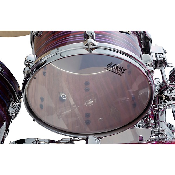 TAMA Starclassic Walnut/Birch 3-Piece Shell Pack With 22" Bass Drum Lacquer Phantasm Oyster