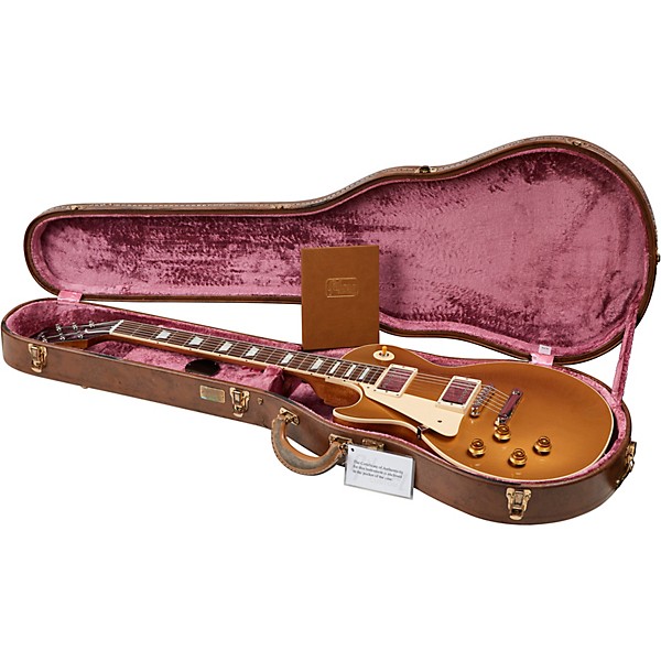 Gibson Custom 1957 Les Paul Goldtop Electric Guitar Antique Gold