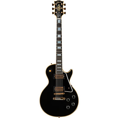 Gibson Custom 1957 Les Paul Custom Reissue Vos Electric Guitar Ebony for sale