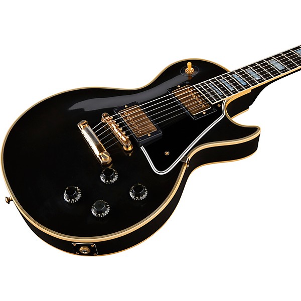 Gibson Custom 1957 Les Paul Custom Reissue VOS Electric Guitar Ebony