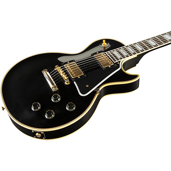 Gibson Custom 1957 Les Paul Custom Reissue VOS Electric Guitar Ebony