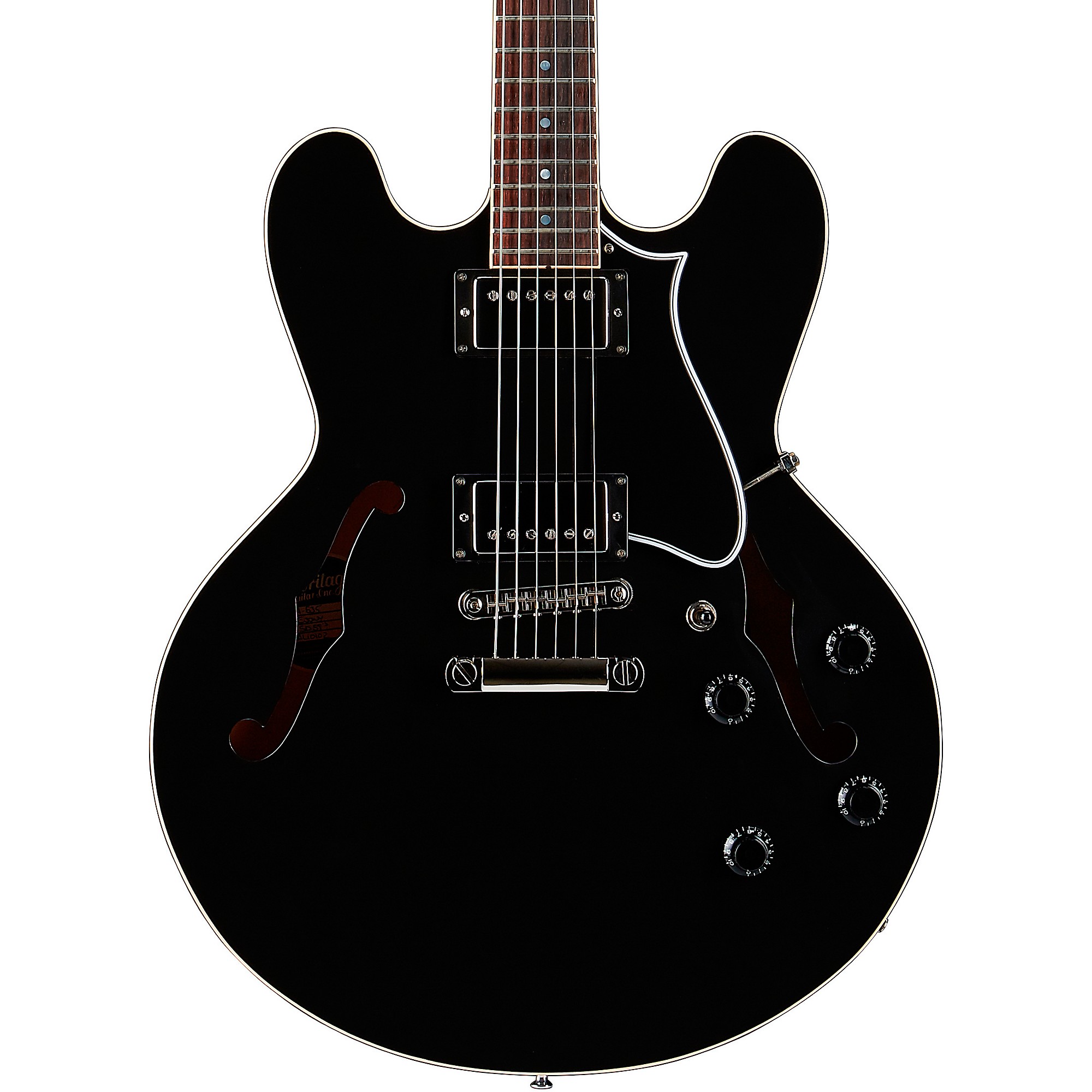 Heritage H-535 Ebony セミアコ USA製 Standard Collection H-535 Electric Guitar with Case, Ebony