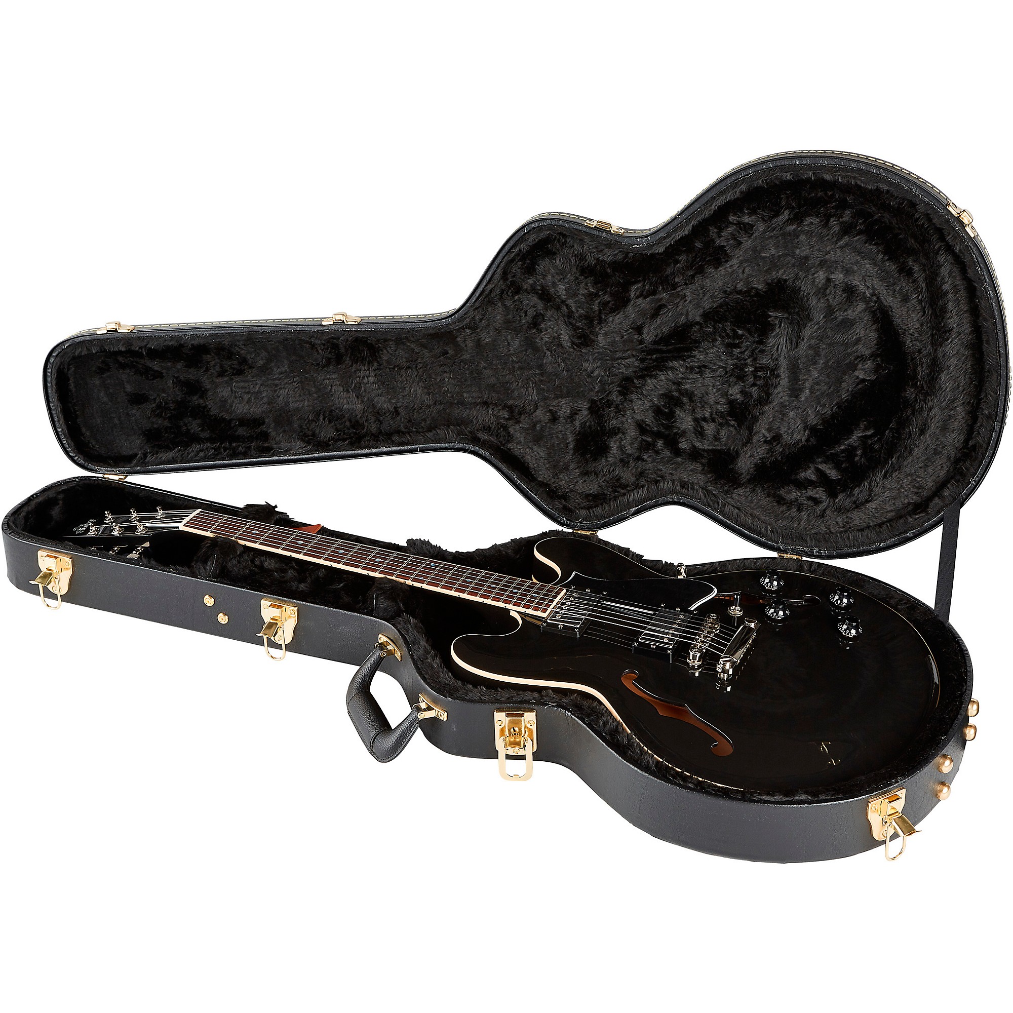 Platinum Heritage Standard H-535 Semi-Hollow Electric Guitar Ebony
