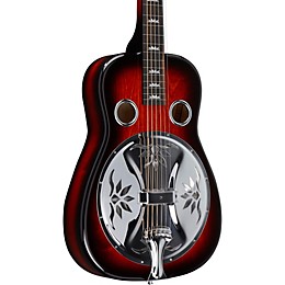 Beard Guitars Lotus Squareneck Acoustic-Electric Resonator Guitar Scarlet Burst