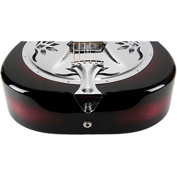 Beard Guitars Lotus Squareneck Acoustic-Electric Resonator Guitar Scarlet Burst