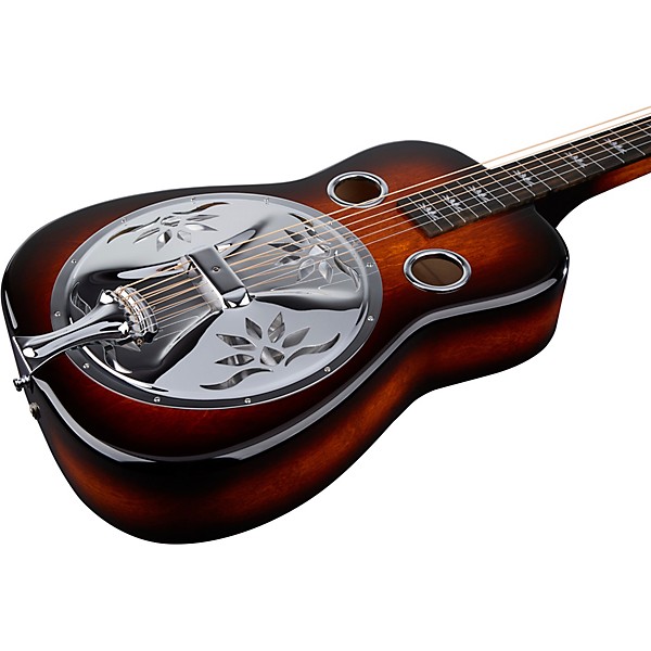 Beard Guitars Lotus Squareneck Acoustic-Electric Resonator Guitar Tobacco Burst