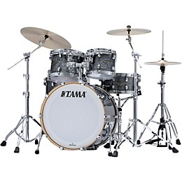 TAMA Starclassic Walnut/Birch 4-Piece Shell Pack With 22" Bass Drum Charcoal Onyx