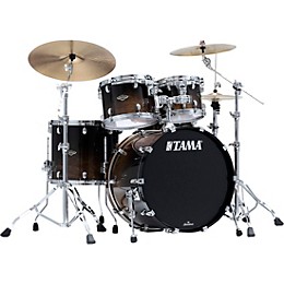 TAMA Starclassic Walnut/Birch 4-Piece Shell Pack With 22" Bass Drum Transparent Mocha Fade