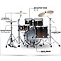 TAMA Starclassic Walnut/Birch 4-Piece Shell Pack With 22" Bass Drum Transparent Mocha Fade