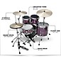 TAMA Starclassic Walnut/Birch 4-Piece Shell Pack With 22" Bass Drum Lacquer Phantasm Oyster