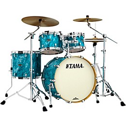 TAMA Starclassic Walnut/Birch 4-Piece Shell Pack With 22" Bass Drum - Turquoise Pearl