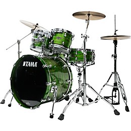 TAMA Starclassic Walnut/Birch 4-Piece Shell Pack With 22" Bass Drum Lacquer Shamrock Oyster