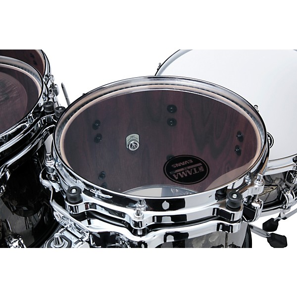 TAMA Starclassic Walnut/Birch 4-Piece Shell Pack With 22" Bass Drum - Molten Platinum Burst
