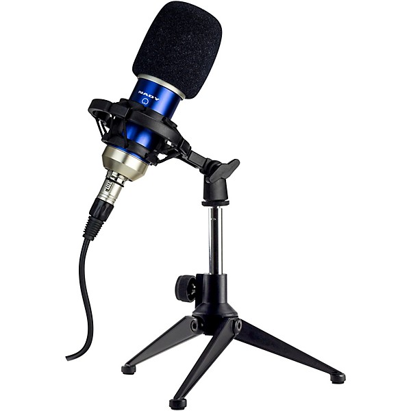 Nady SCM-700 8-Piece Studio Condenser Microphone Podcast Bundle