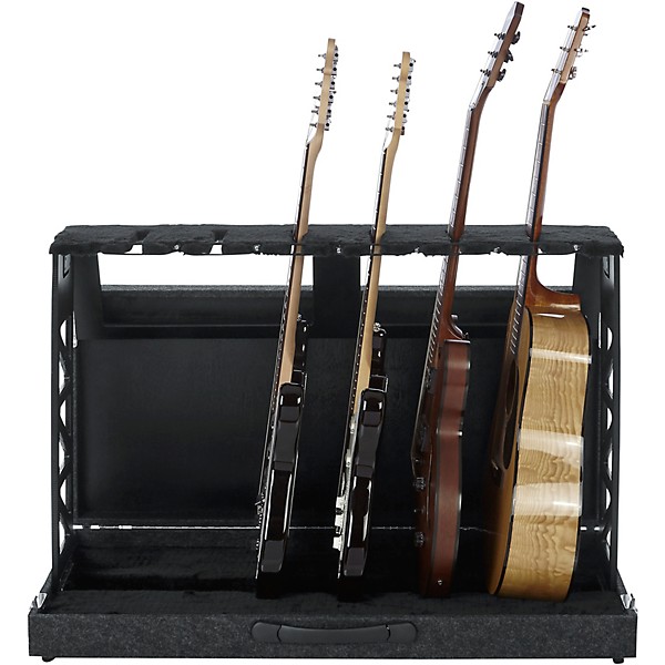 Gator GTRSTD6 Compact Rack Style Six (6) Guitar Stand that Folds Into Case