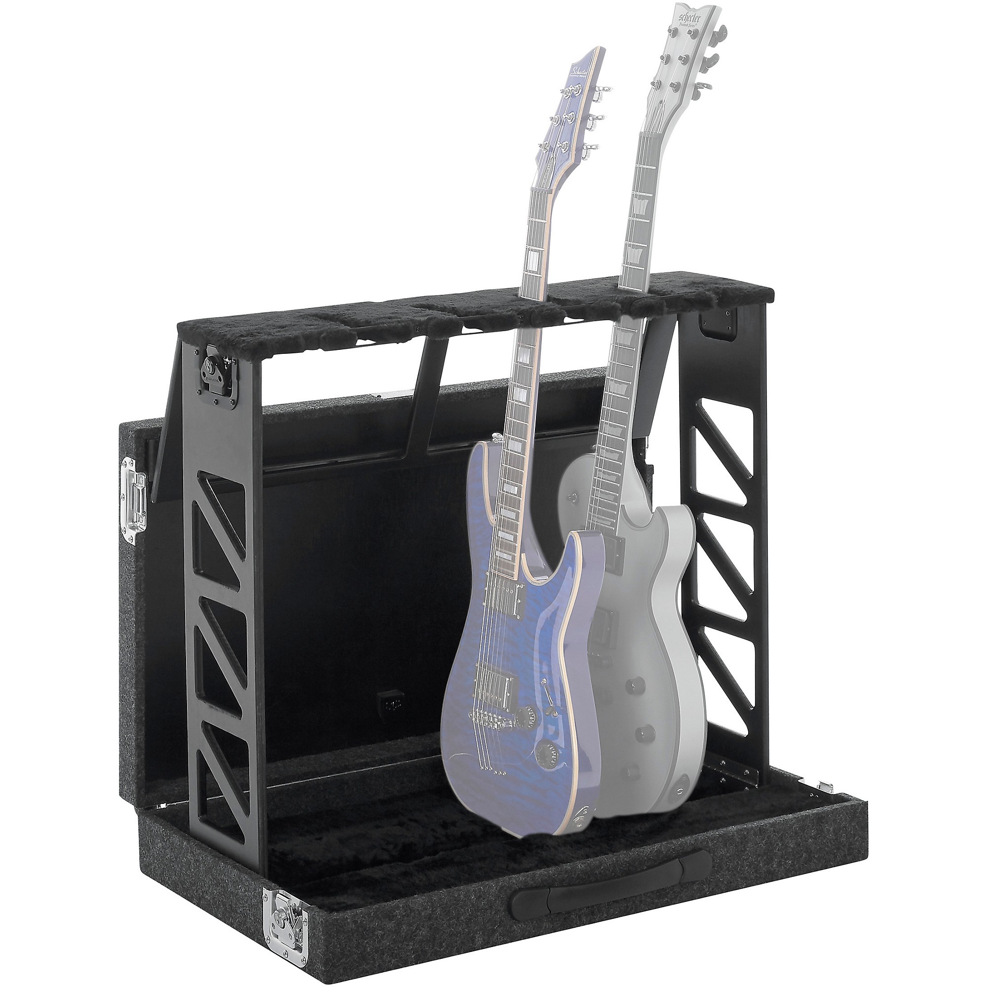 Gator GTRSTD4 Compact Rack Style Four (4) Guitar Stand that