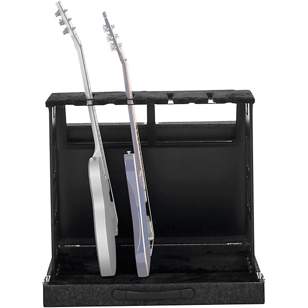 Gator GTRSTD4 Compact Rack Style Four (4) Guitar Stand that Folds Into Case