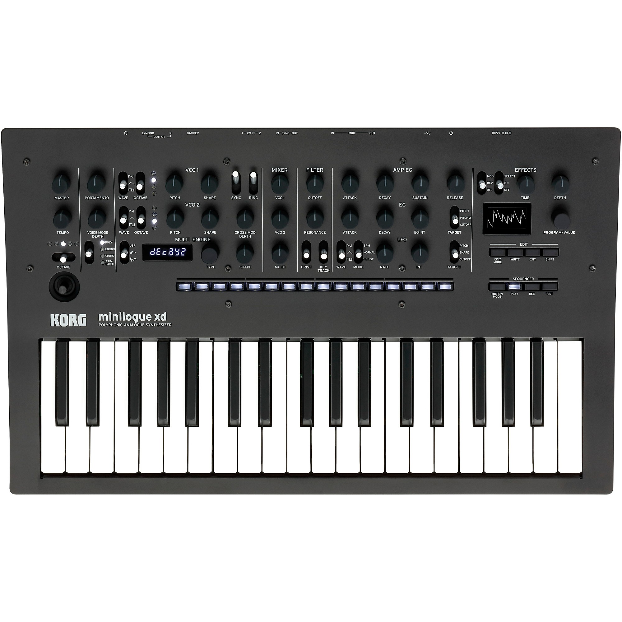 KORG minilogue xd Polyphonic Analog Synthesizer Black