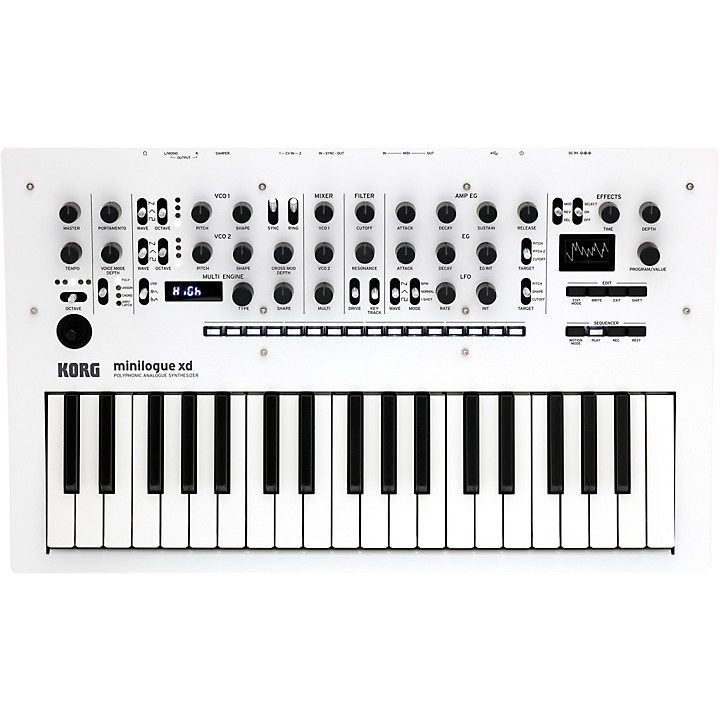 KORG minilogue xd Polyphonic Analog Synthesizer White | Guitar Center