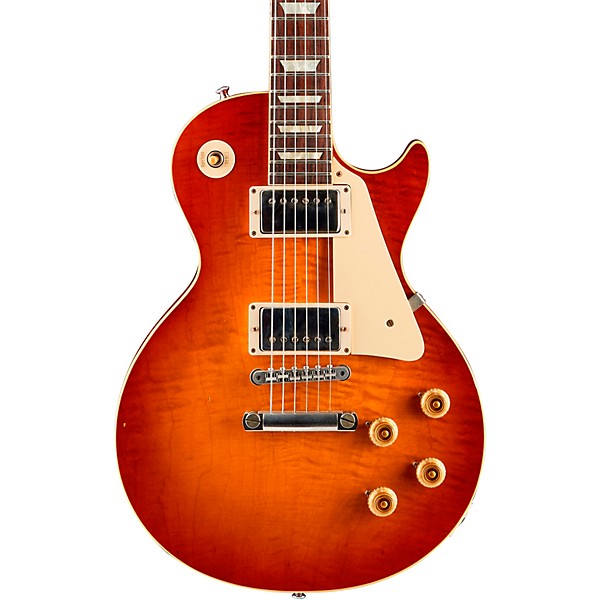 Gibson Custom Historic Select 1958 Les Paul Reissue Lightly Aged Electric Guitar Vintage Burst
