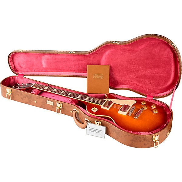 Gibson Custom Historic Select 1958 Les Paul Reissue Lightly Aged Electric Guitar Vintage Burst