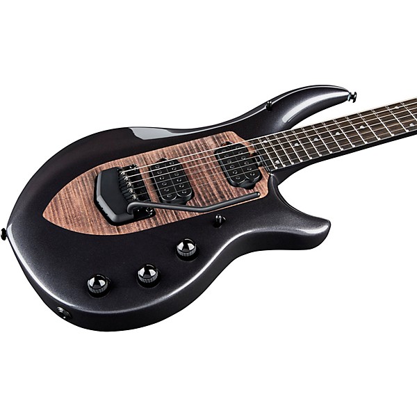 Ernie Ball Music Man John Petrucci Majesty 6 Electric Guitar With Black Hardware Smoked Pearl