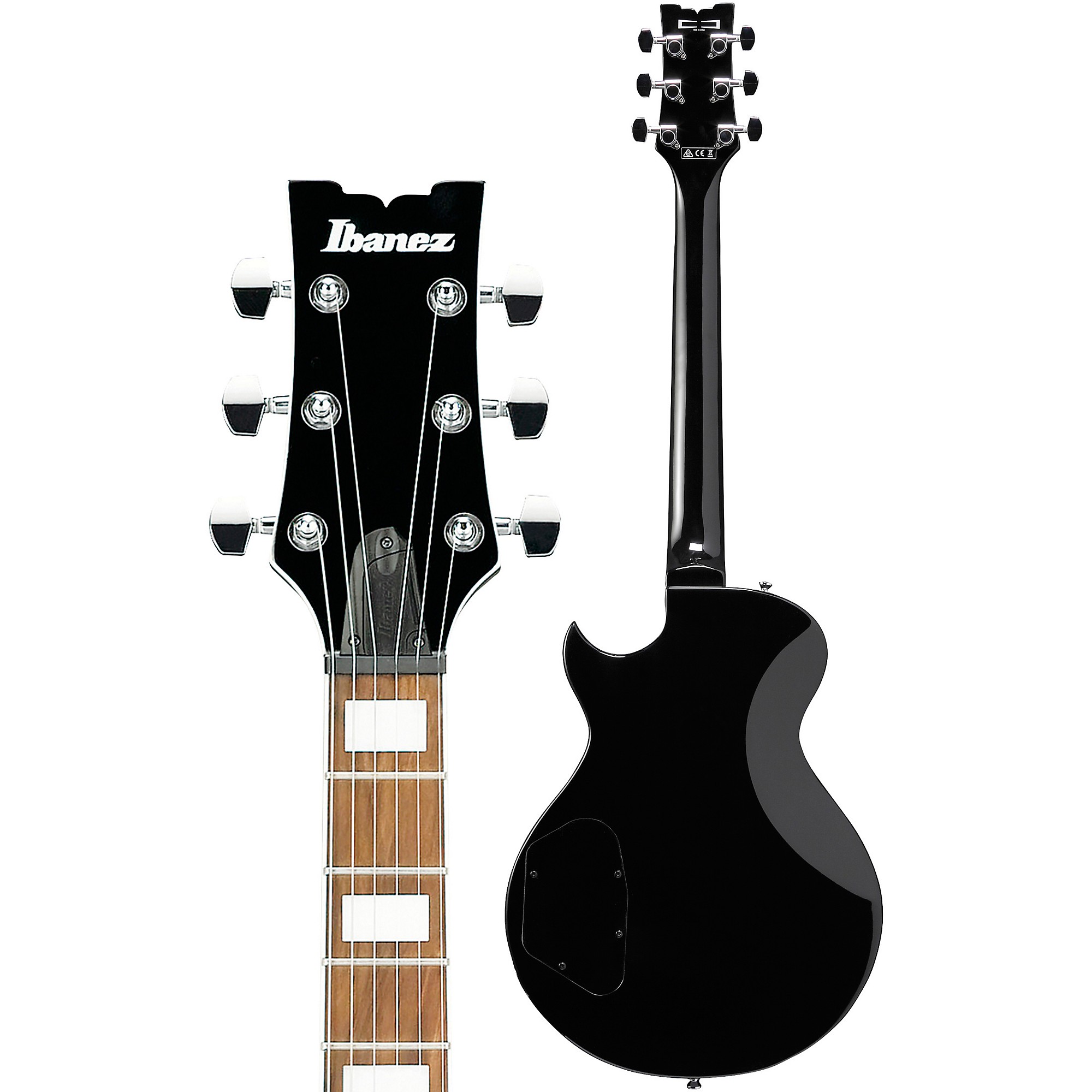 Open Box Ibanez ART120QA Electric Guitar Transparent Black