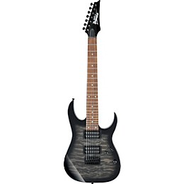Ibanez GRG7221QA 7-String Electric Guitar Transparent Black Sunburst